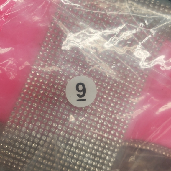 🎉HP🎉 Neon Orange Blingy Slip in Sandal Summer ready NWT - Picture 4 of 8